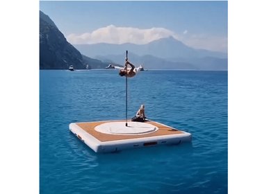 Надувная плавучая платформа на воде для "Пилона" 316